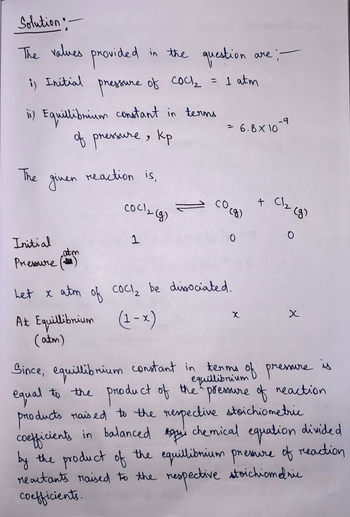 Chemistry homework question answer, step 1, image 1